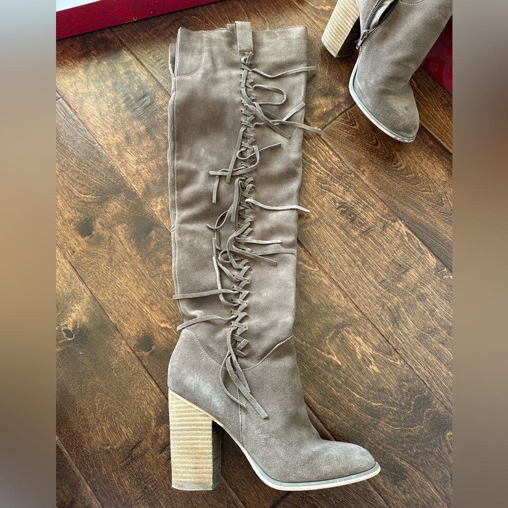 Carlos Santana knee high boots. Barely worn.